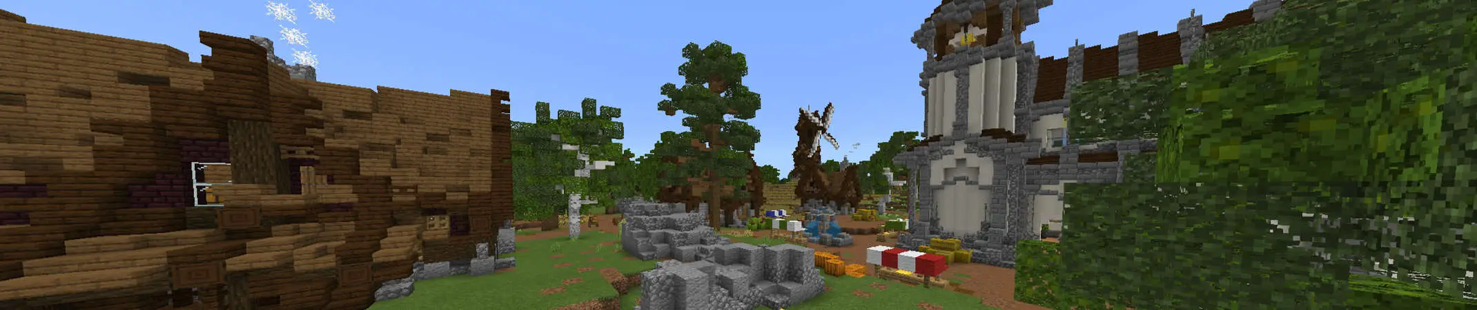 Средневековая жизнь panorama