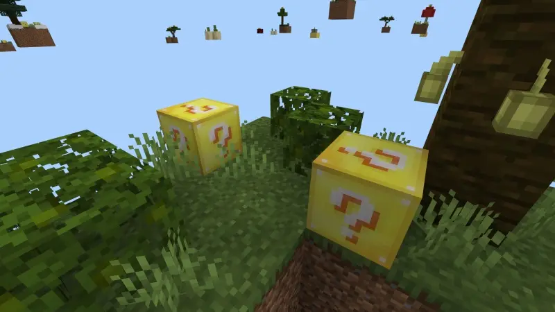 Скриншот Skyblock удачи: испытание №3