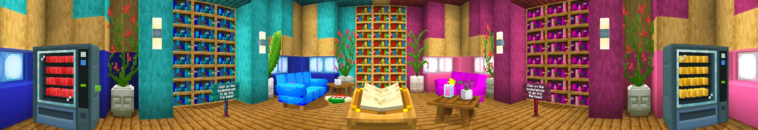 Синие против розовых: секретная база panorama