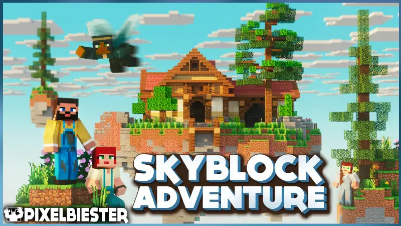 Приключения в Skyblock