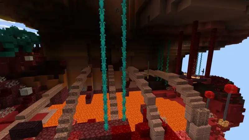 Скриншот Skyblock: парашютная вышка №3