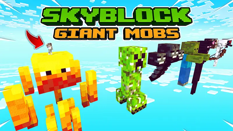 Skyblock: гигантские мобы