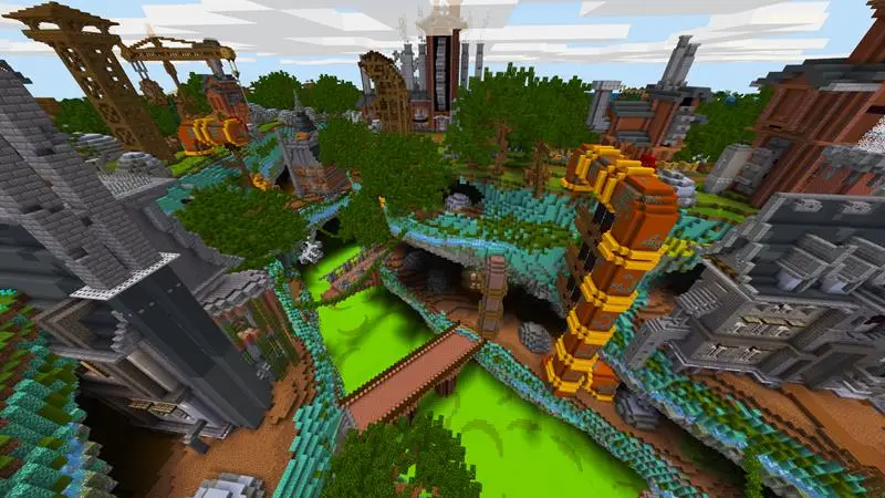 Скриншот Простые стартовые области: город в ущелье №4