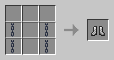 Крафт кольчужных ботинков