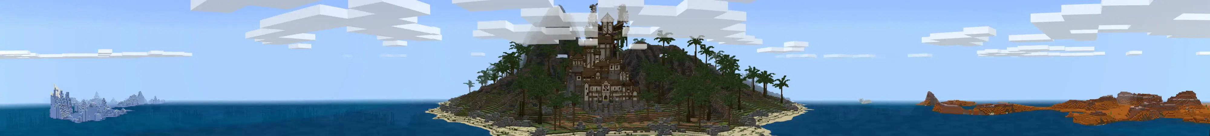 Оазис в джунглях panorama