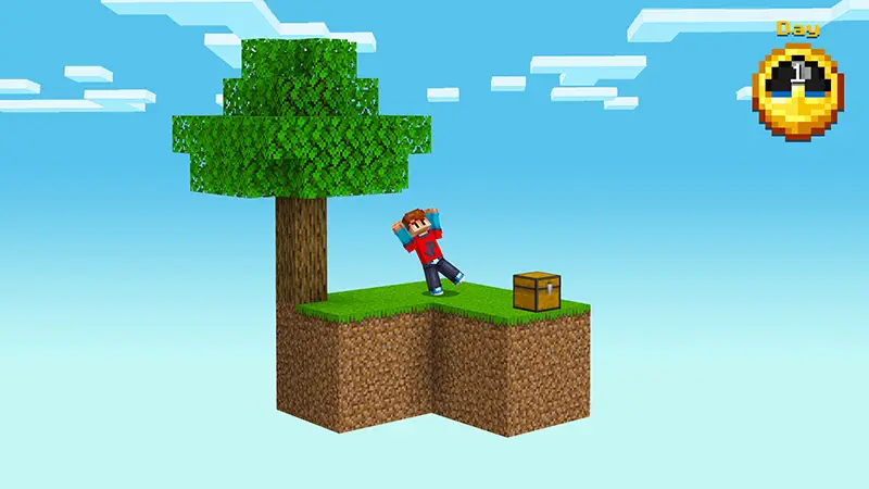Скриншот 100 дней в Skyblock №1