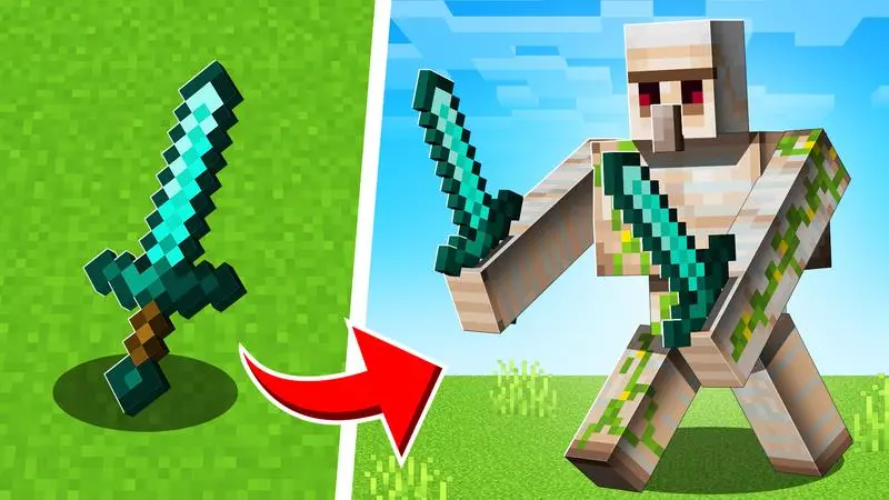 Слияние: мобы + оружие