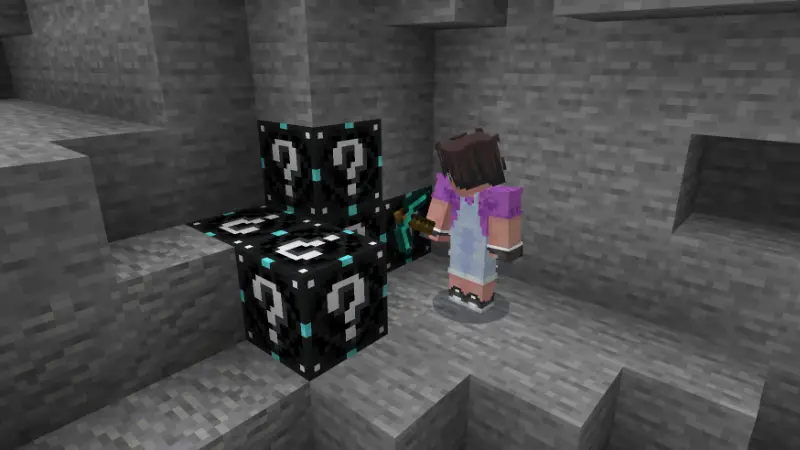 Скриншот Шахта с блоками удачи №1