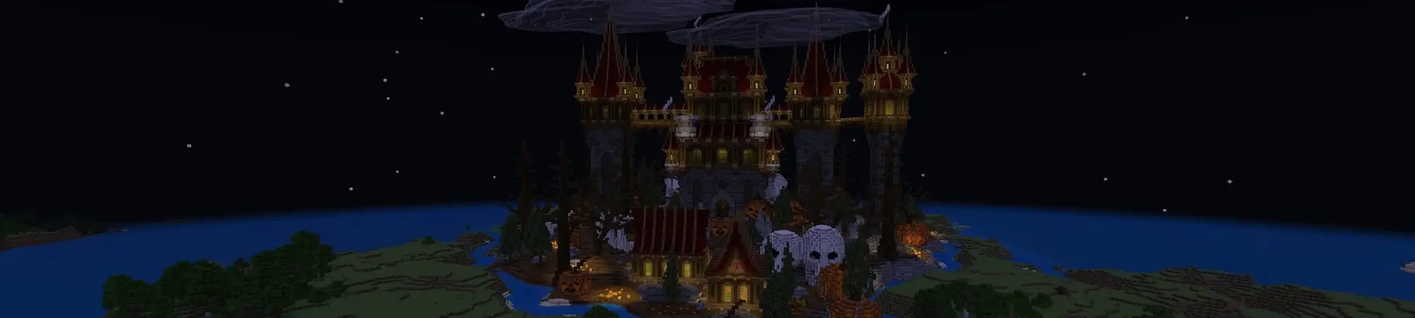 Заброшенный замок panorama