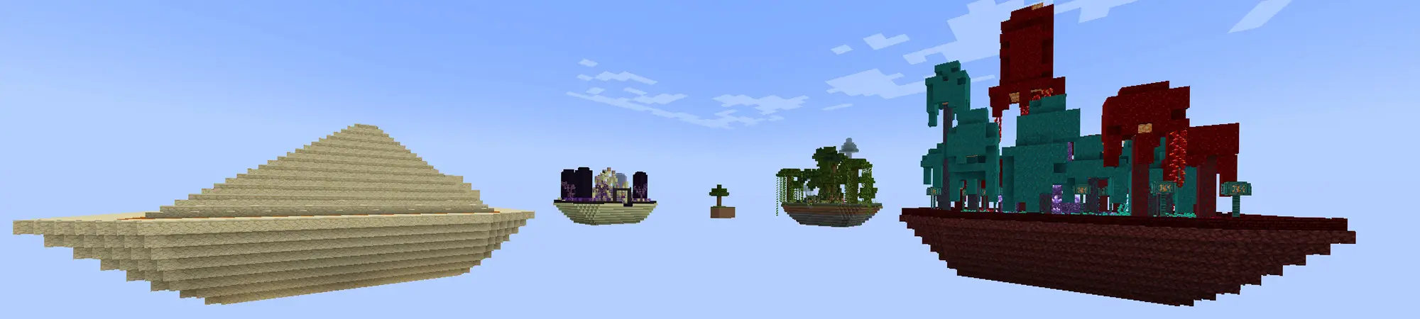 Skyblock: база удачи panorama