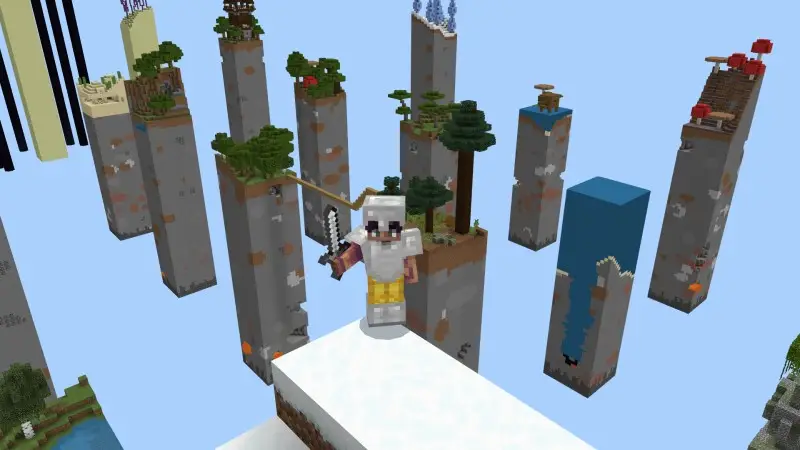 Скриншот Биомы фрагмента Skyblock №3