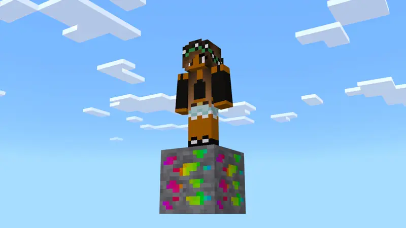 Скриншот Один блок: радуга №1