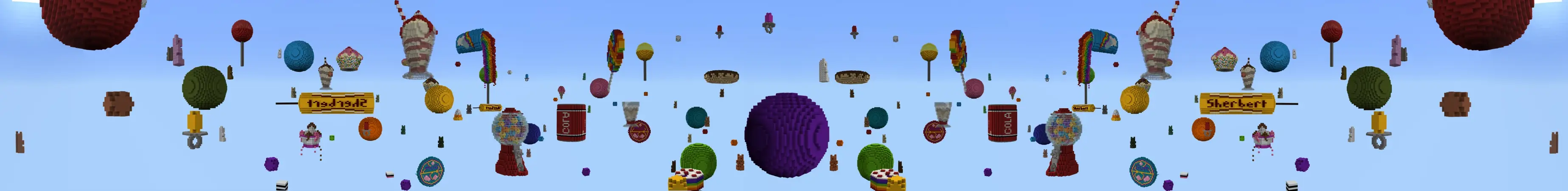 Skyblock: страна сладостей panorama
