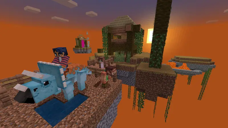 Скриншот Продвинутый Skyblock №3