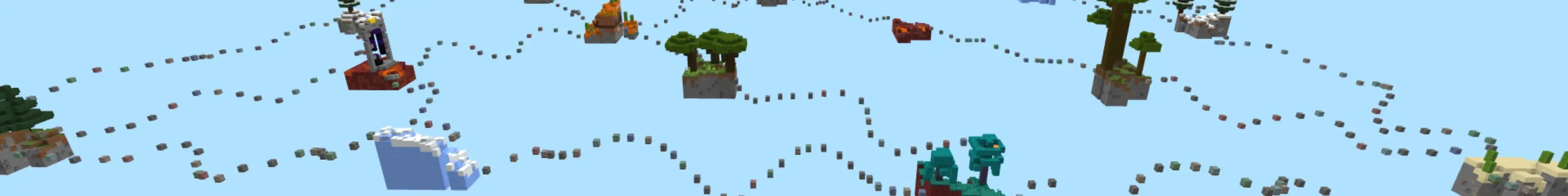 Skyblock: паркур за рудой panorama