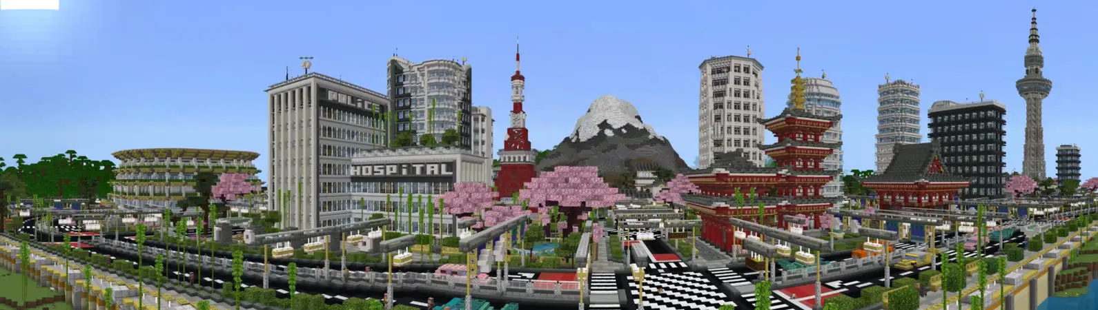 Городские пейзажи Токио panorama