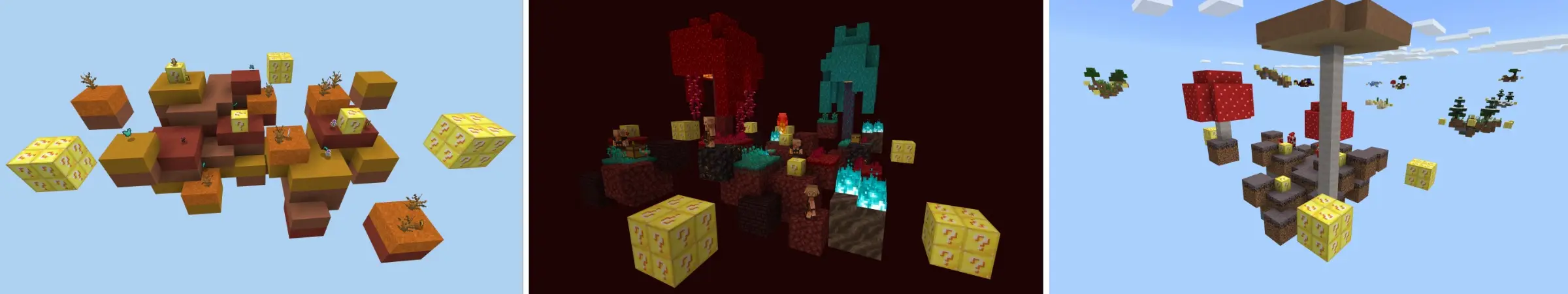 Skyblock на удачу panorama