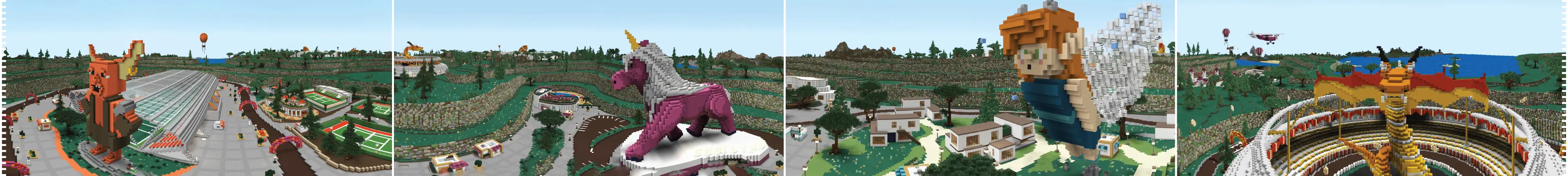 Лагерь американского футбола panorama