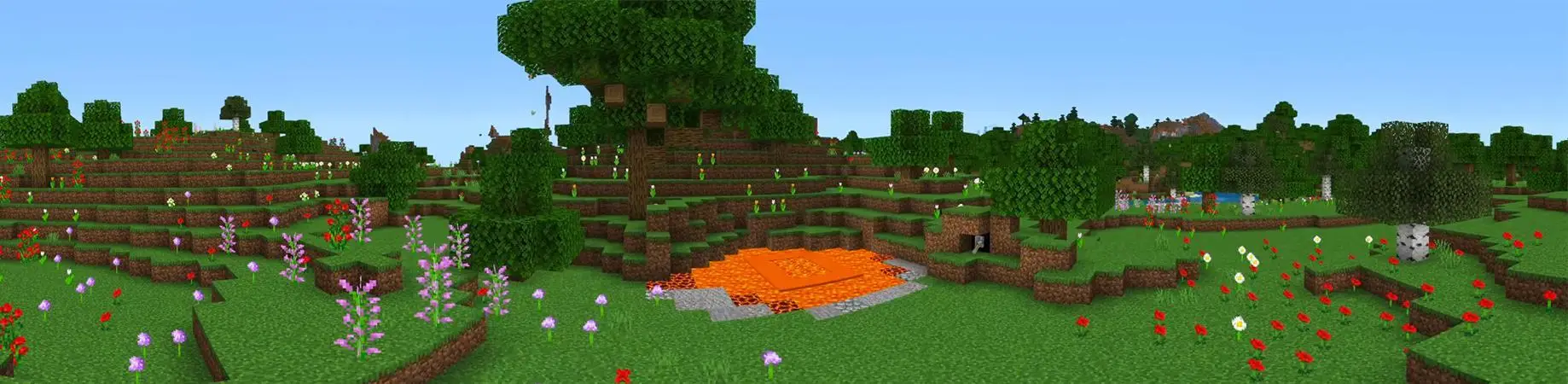 Замаскированная лавовая база panorama