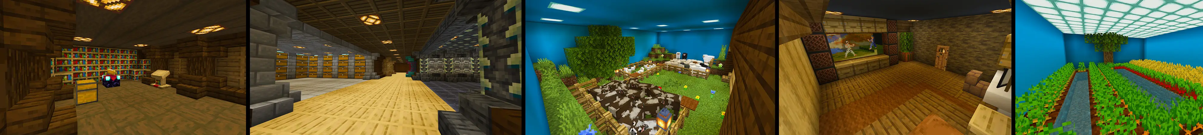 Бункер за книжными полками panorama