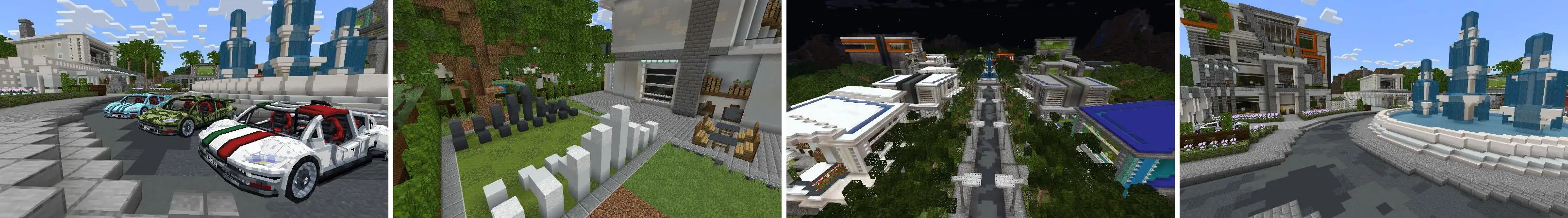 Современные особняки panorama