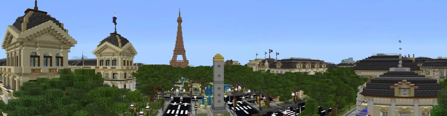 Городские пейзажи Парижа panorama