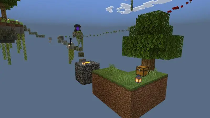 Скриншот Skyblock: особняк для паркура №1