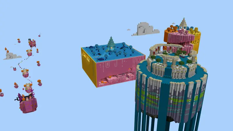 Скриншот Нубы против профи и против хакеров: паркур №1