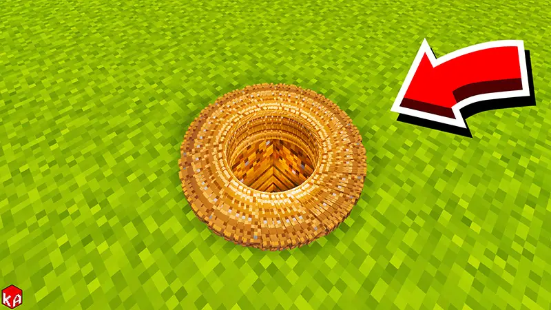 Секретная база-воронка