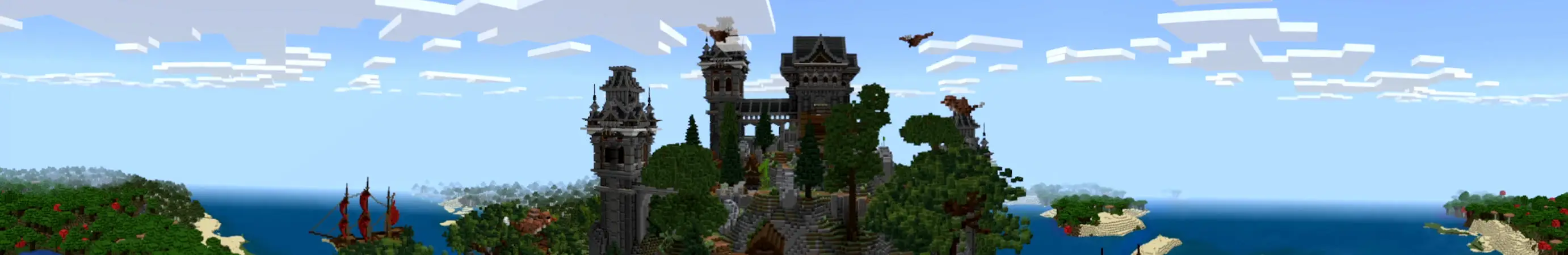 Фантастическая деревня panorama