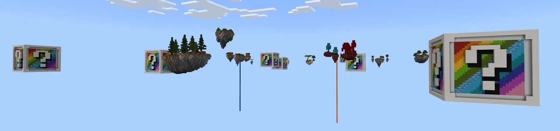 Радужный мир одного блока panorama