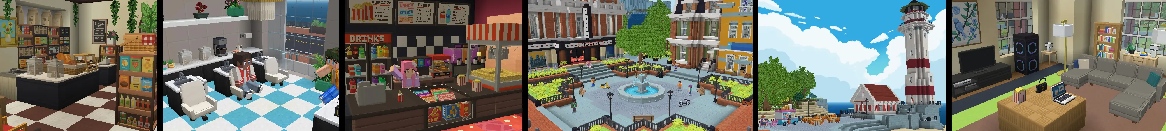 Прибрежный городок panorama