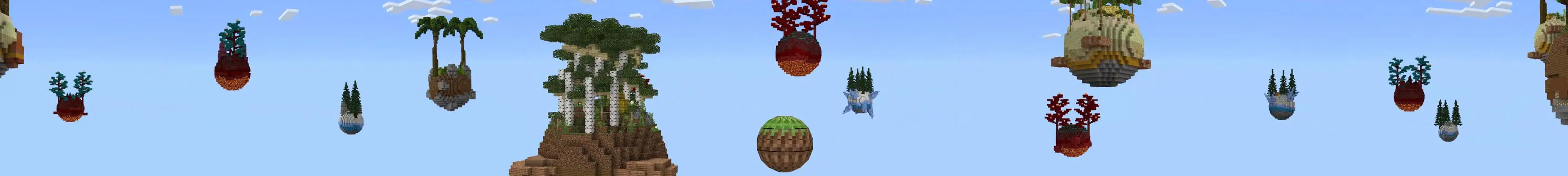 Skyblock с одной сферой panorama