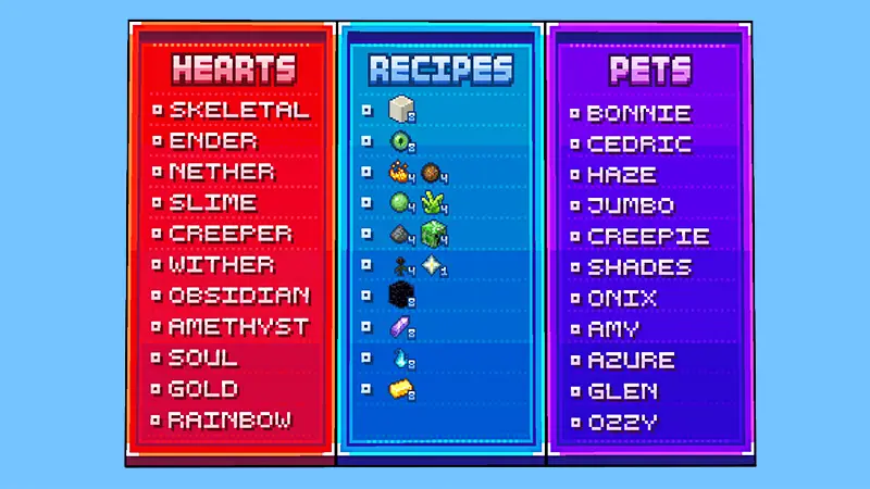 Скриншот Один блок: уникальные сердца №1