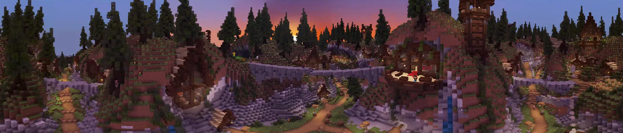 Горная деревня panorama