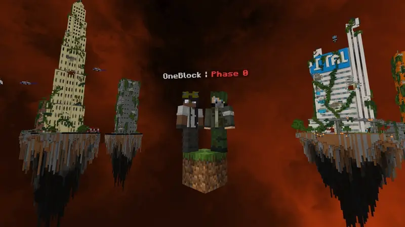 Скриншот «Один блок»: зомби №1