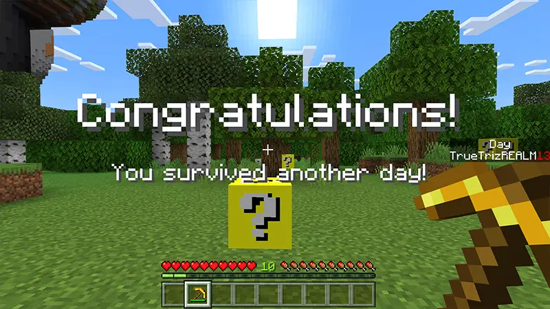 Скриншот 100 дней с БЛОКАМИ УДАЧИ! №1