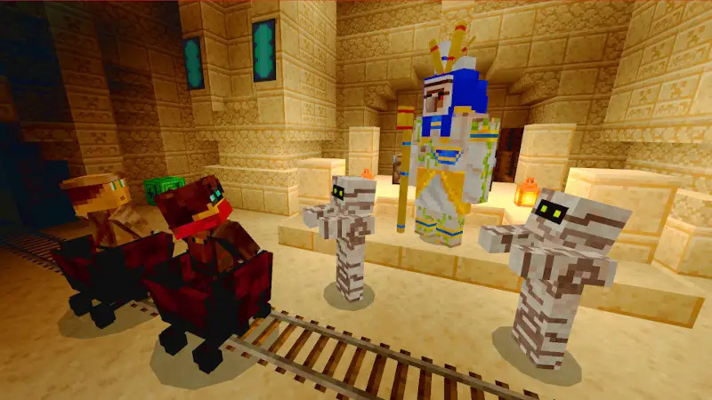 Скриншот Вагонетка зомби: месть фараона №1