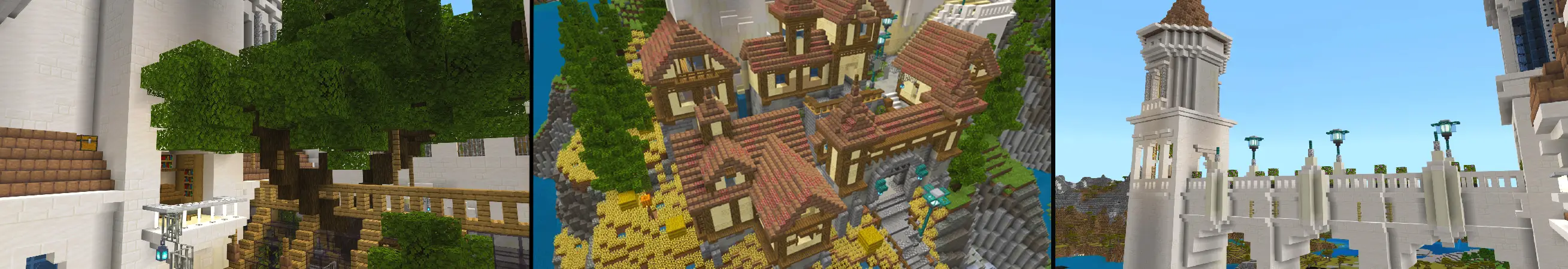 Замок на острове panorama