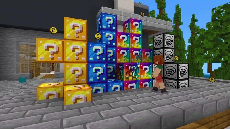 Скриншот Город паркура из блоков удачи №2