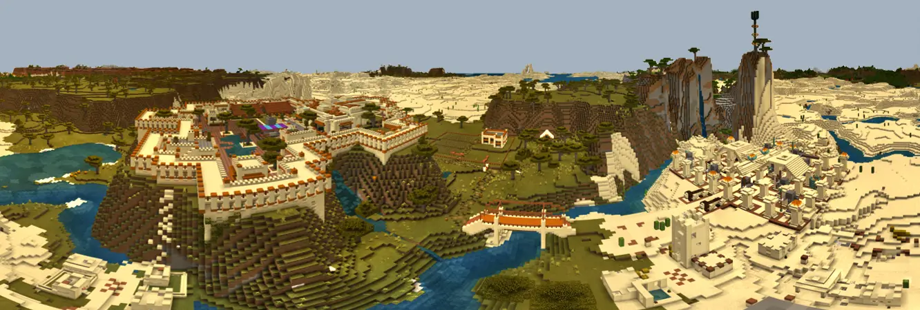 Форт гребня Терскиан panorama