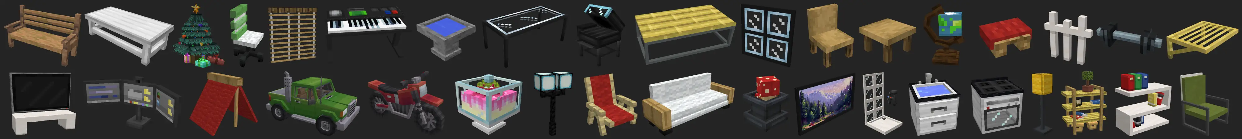 Один блок: предметы мебели panorama
