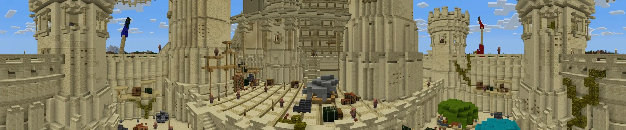 База в песочном замке panorama