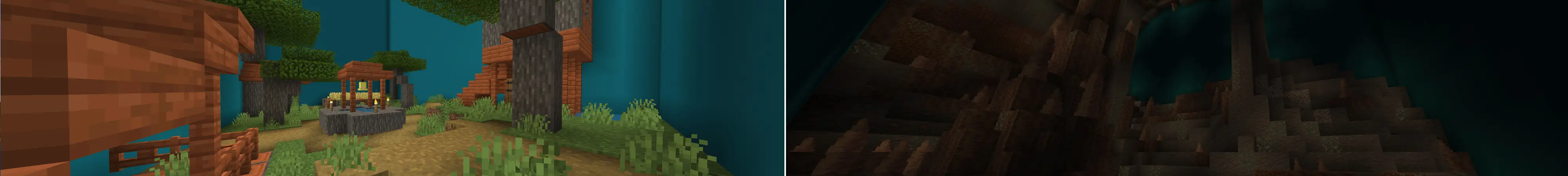 Найди кнопку: биомы panorama