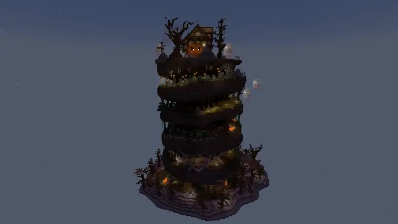 Скриншот Хэллоуинский паркур №3