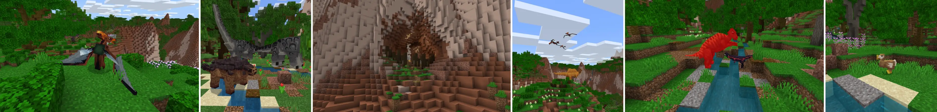 Приключения динозавров panorama