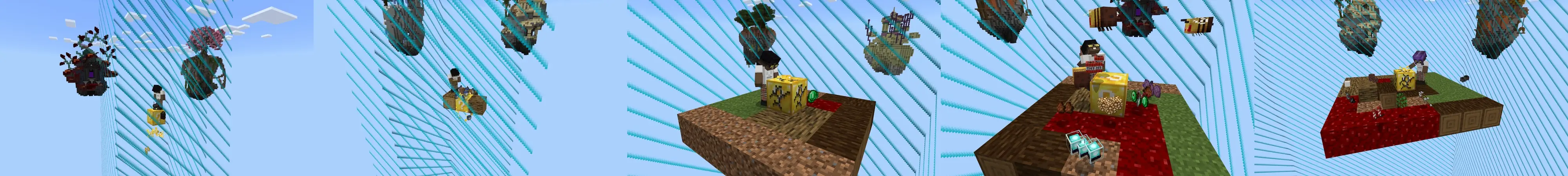 Блок удачи: один блок в неволе panorama