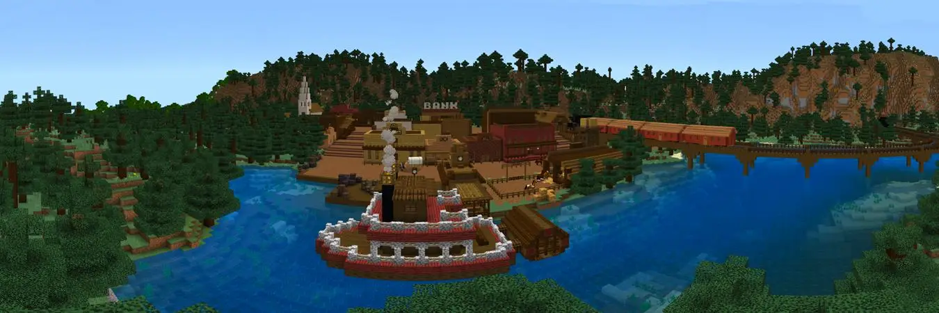 Город на Диком Западе panorama