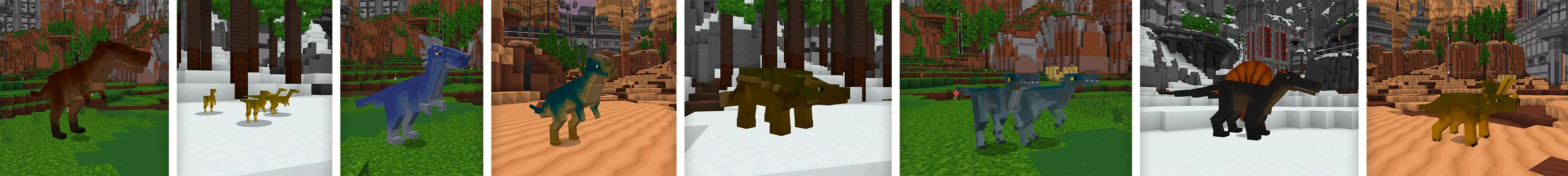 Битва динозавров panorama