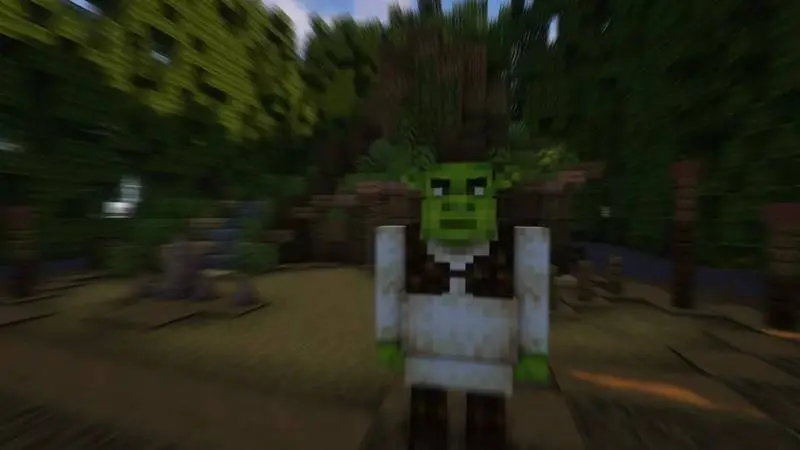 Шрек на болоте со структурой